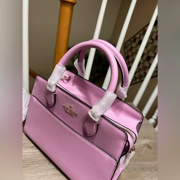 ❌SOLD❌ NWT Kate Spade Madison Satchel and Wallet Set in Berry Crea Color - Picture 6 of 8